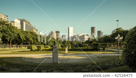 Panorama of Rio de Janeiro downtown, Brazil 42526475