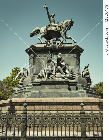 General San Martin Monument in Lagoa, Rio, Brazil General San Martin Monument in Lagoa, Rio, Brazil 42526478