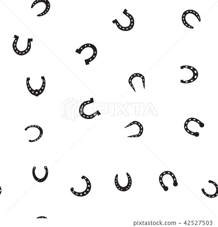 Horseshoe Seamless Pattern Background Horseshoe Seamless Pattern Background 42527503