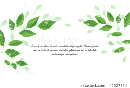 Green tree leaves 42527554