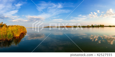 Overview of the mouth of the river Cedrino 42527555