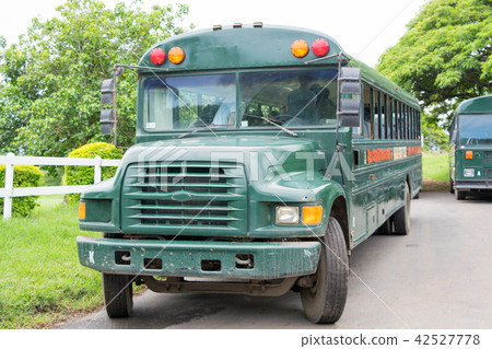 Hawaii Oahu Kualoa Ranch Tour Bus Hawaii Oahu Kualoa Ranch Tour Bus 42527778