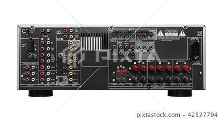 Back side of AV receiver Back side of AV receiver 42527794