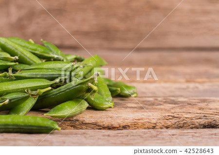 Pea pods and copyspace. Pea pods and copyspace. 42528643