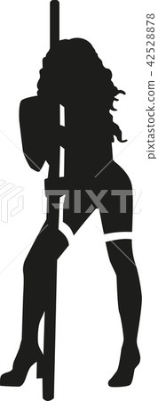 Hot woman standing on pole 42528878