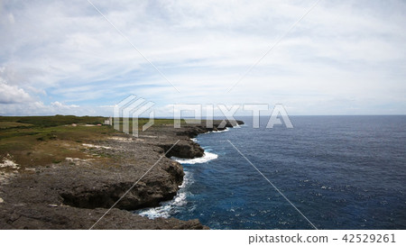 Drone picture: Hateruma jima's southernmost tip Drone picture: Hateruma jima's southernmost tip 42529261