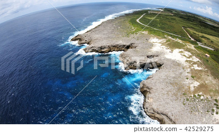 Drone picture: Hateruma jima's southernmost tip Drone picture: Hateruma jima's southernmost tip 42529275