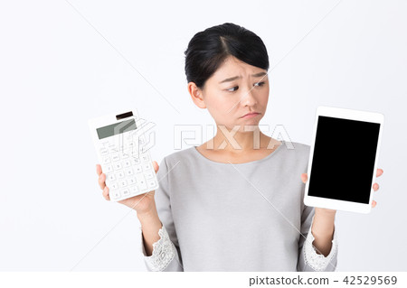 年輕的女士白背 年輕的女士白背 42529569