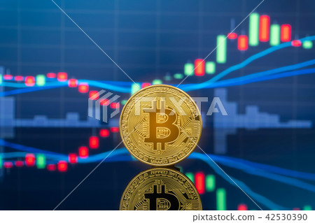 Bitcoin and cryptocurrency investing concept. 42530390