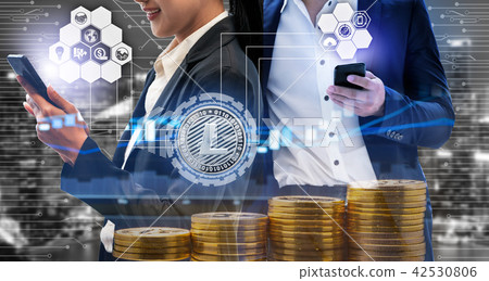 Litcoin LTC and Cryptocurrency Trading Concept Litcoin LTC and Cryptocurrency Trading Concept 42530806