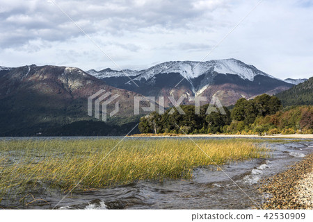 Autumn Colors in Mascardi lake Patagonia Argentina 42530909