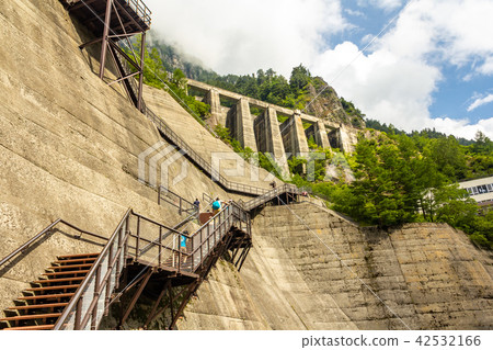 Stairs to Kurobe Dam Observatory 42532166