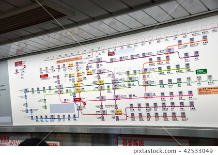 難波站指南顯示 難波站指南顯示 42533049