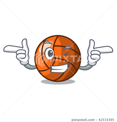 Wink volleyball character cartoon style Wink volleyball character cartoon style 42533395