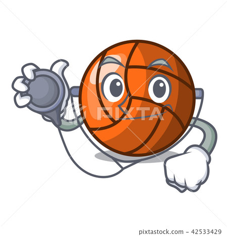 Doctor volleyball character cartoon style Doctor volleyball character cartoon style 42533429