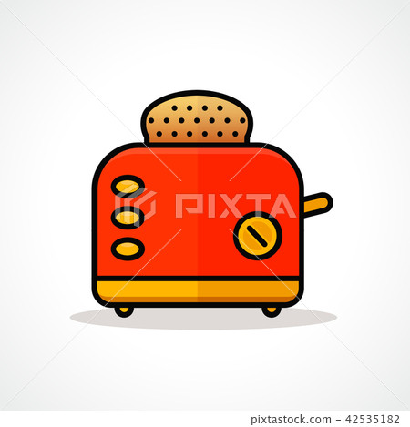 Vector bread toaster design icon Vector bread toaster design icon 42535182
