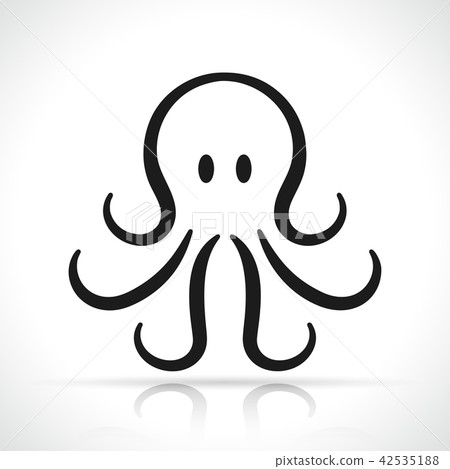 Vector octopus icon design 42535188