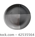 Ceramic plate on white background 42535564
