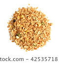 Whole grains on white background 42535718
