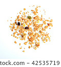 Whole grains on white background 42535719