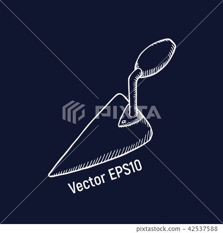 Trowel vector illustration. 42537588
