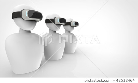 VR 3 siblings right side copy space 42538464