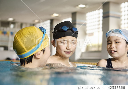 Children enjoy swimming 42538866
