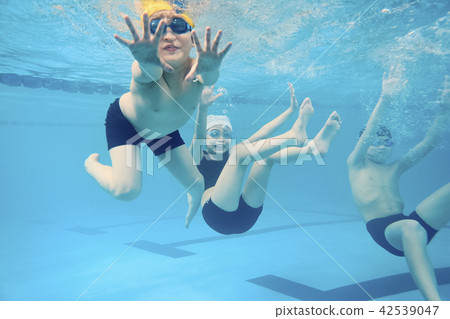 Children enjoy swimming 42539047