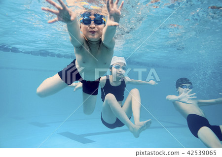 Children enjoy swimming Children enjoy swimming 42539065
