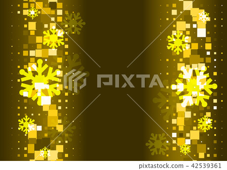 Gold Snowflakes Background Gold Snowflakes Background 42539361