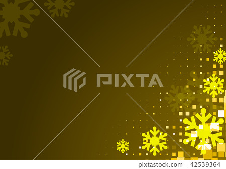 Gold Snowflakes Background Gold Snowflakes Background 42539364
