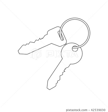 Keys illustration vector - Stock Illustration [42539830] - PIXTA