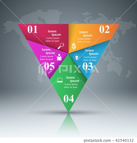 Business Infographics origami style Vector illustration. Business Infographics origami style Vector illustration. 42540132