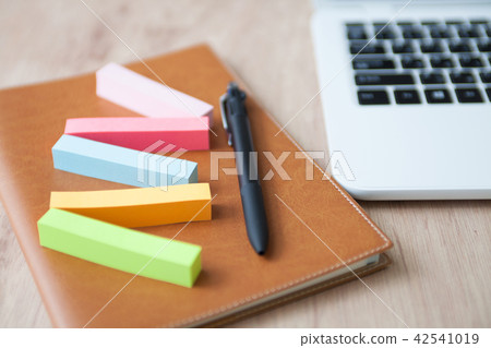 Sticky note and notebook image 42541019