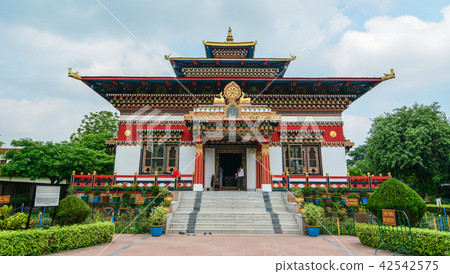 Bhutanese temple in Gaya, India 42542575