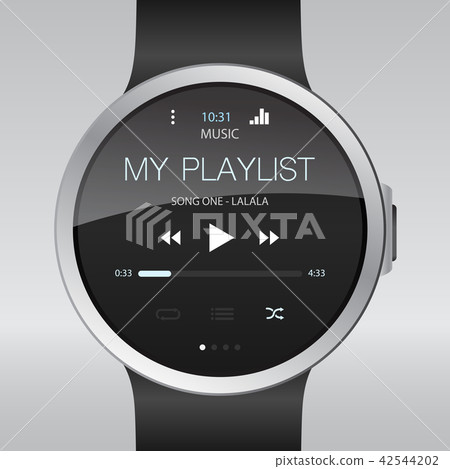 Smart electronic intelligence watch.Vector Smart electronic intelligence watch.Vector 42544202