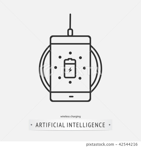 artificial intelligence icon design. 42544216