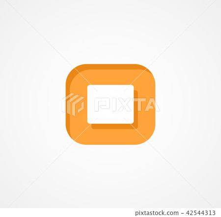 Letter O. Bold geometric font element. Modern vector alphabet symbol. Letter O. Bold geometric font element. Modern vector alphabet symbol. 42544313