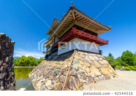 Moon view town of Matsumoto Castle 42544318