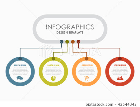 Infographic design template with place for your data. Vector illustration. Infographic design template with place for your data. Vector illustration. 42544342