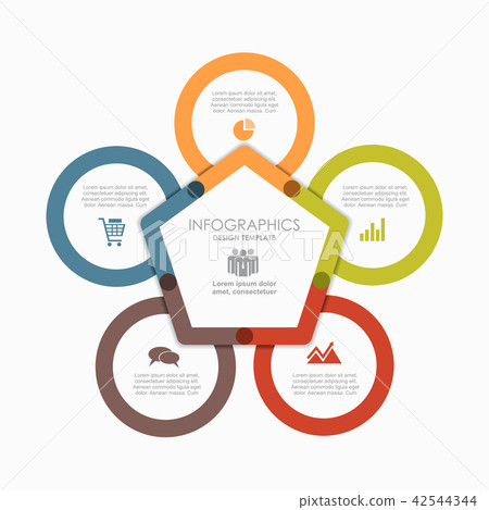 Infographic design template with place for your data. Vector illustration. Infographic design template with place for your data. Vector illustration. 42544344