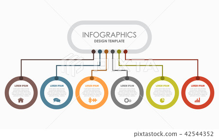 Infographic design template with place for your data. Vector illustration. 42544352