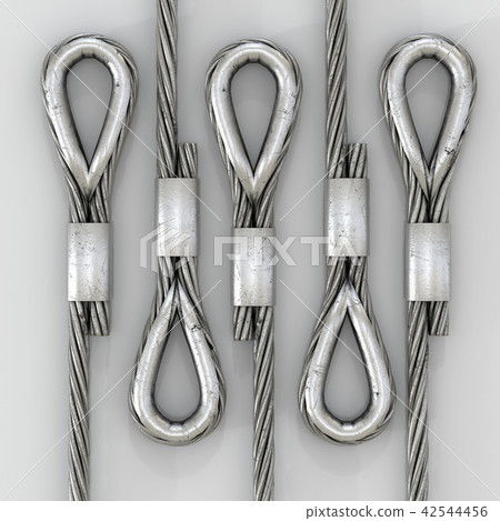 Metal Thimble and steel wire rope Metal Thimble and steel wire rope 42544456