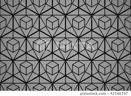 The geometric pattern with lines. Seamless vector The geometric pattern with lines. Seamless vector 42546797