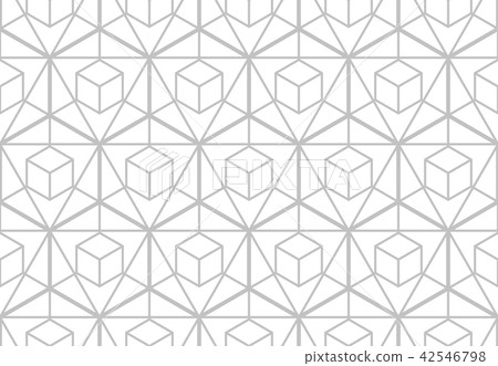 The geometric pattern with lines. Seamless vector 42546798