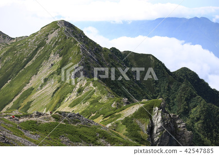 從Senjogake俯瞰Daisenkekake 42547885