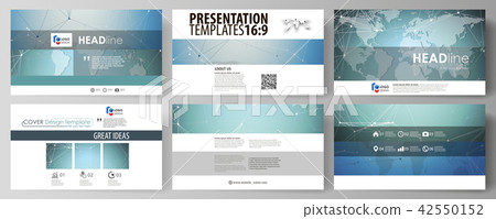 The minimalistic abstract vector illustration of the editable layout of high definition presentation The minimalistic abstract vector illustration of the editable layout of high definition presentation 42550152