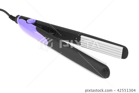 Hair straightener isolated Hair straightener isolated 42551304
