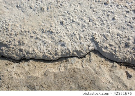 Crack concrete textured as abstract grunge 42551676