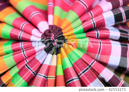 Thailand style loincloth fabric, traditional made  42553271